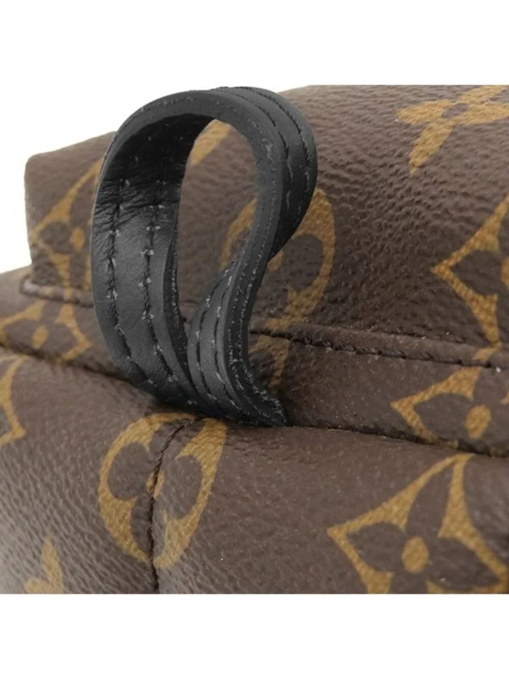 Louis Vuitton Backpack Palm Springs Mini Monogram Canvas Gold Brown